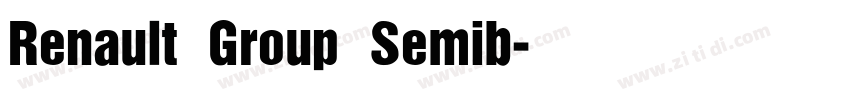 Renault Group Semib字体转换